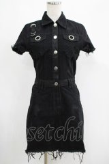 KILL STAR / Ree-Vival Denim Dress XS ブラック H-25-05-03-1002-SL-OP-KB-ZH