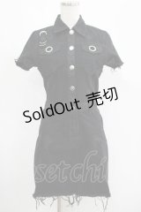 KILL STAR / Ree-Vival Denim Dress XS ブラック H-25-05-03-1002-SL-OP-KB-OS