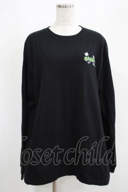 画像1: Candy Stripper / 8bit　L/S TEE  黒 H-25-05-03-1018-PU-TO-KB-ZH