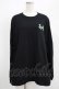 画像1: Candy Stripper / 8bit　L/S TEE  黒 H-25-05-03-1018-PU-TO-KB-ZH (1)