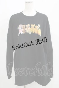 Candy Stripper / LET'S PLAY FRIENDS L/S TEE 2 ブラック H-25-05-03-1019-PU-TO-KB-ZH