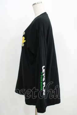 画像2: Candy Stripper / LET'S PLAY FRIENDS L/S TEE 2 ブラック H-25-05-03-1019-PU-TO-KB-ZH