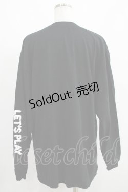 画像3: Candy Stripper / LET'S PLAY FRIENDS L/S TEE 2 ブラック H-25-05-03-1019-PU-TO-KB-ZH