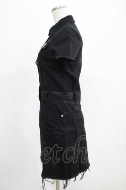 画像2: KILL STAR / Ree-Vival Denim Dress XS ブラック H-25-05-03-1002-SL-OP-KB-ZH