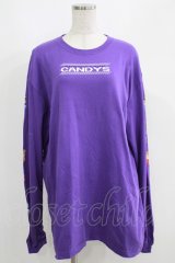 Candy Stripper / EVANGELION 8BIT L/S TEE 2 パープル H-25-05-03-1020-PU-TO-KB-ZH