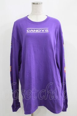 画像1: Candy Stripper / EVANGELION 8BIT L/S TEE 2 パープル H-25-05-03-1020-PU-TO-KB-ZH