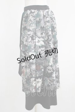 画像2: Qutie Frash / 袴パンツ  黒×緑 H-25-05-03-1024-QU-PA-KB-ZH
