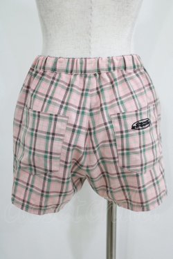 画像3: Candy Stripper / COZY CHECK SHORTパンツ 2 ピンクベージュ H-25-05-03-1027-PU-PA-KB-ZH