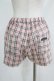 画像3: Candy Stripper / COZY CHECK SHORTパンツ 2 ピンクベージュ H-25-05-03-1027-PU-PA-KB-ZH (3)