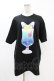 画像1: LISTEN FLAVOR / 猫耳クリームソーダTシャツ  黒 H-25-05-04-032-PU-TO-KB-ZH (1)