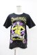 画像1: LISTEN FLAVOR / 左右田和一のモーターTシャツ M 黒 H-25-05-04-039-PU-TO-KB-ZH (1)