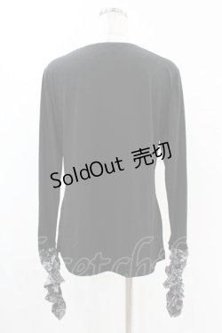 画像2: Qutie Frash / クロスインナーT  黒 H-25-05-04-041-QU-TO-KB-ZH