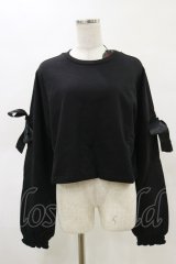 KILL STAR / Ray Crop Sweater XXL ブラック H-25-05-04-1048-SL-TO-KB-ZH