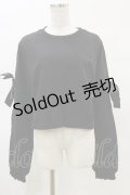 KILL STAR / Ray Crop Sweater XXL ブラック H-25-05-04-1049-SL-TO-KB-ZI