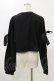 画像2: KILL STAR / Ray Crop Sweater XXL ブラック H-25-05-04-1049-SL-TO-KB-ZH (2)