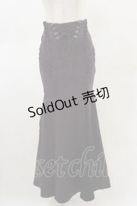 Ozz oneste / 百鬼夜行マーメイドスカート F 紫 H-25-05-04-1050-OO-SK-KB-ZH