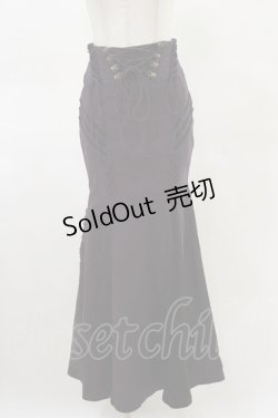 画像1: Ozz oneste / 百鬼夜行マーメイドスカート F 紫 H-25-05-04-1050-OO-SK-KB-ZH