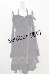 Ozz oneste / Rosy clownカットワンピース  紫 H-25-05-04-1057-OO-OP-KB-ZH