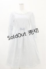 Emily Temple cute / ドビードットワンピース  サックス H-25-05-04-1058-ET-OP-KB-ZH
