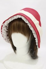 Emily Temple cute / グログランボンネット  赤 H-25-05-04-1013-ET-AC-KB-ZH
