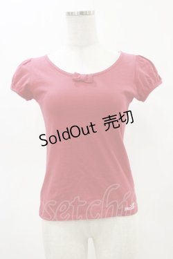 画像1: MILK / SWEET パフ Tee  赤 H-25-05-04-1021-ML-TO-KB-ZH