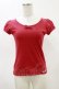 画像1: MILK / SWEET パフ Tee  赤 H-25-05-04-1021-ML-TO-KB-ZH (1)