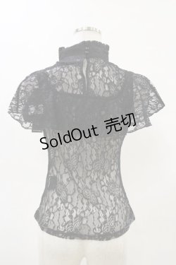 画像2: KILL STAR / Sylvia Lace Top XS ブラック H-25-05-04-1025-SL-TO-KB-ZH