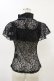 画像2: KILL STAR / Sylvia Lace Top XS ブラック H-25-05-04-1025-SL-TO-KB-ZH (2)