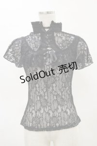 KILL STAR / Sylvia Lace Top XS ブラック H-25-05-04-1026-SL-TO-KB-ZH