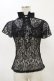 画像1: KILL STAR / Sylvia Lace Top XS ブラック H-25-05-04-1026-SL-TO-KB-ZH (1)