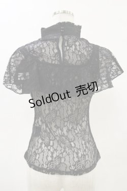 画像2: KILL STAR / Sylvia Lace Top XS ブラック H-25-05-04-1026-SL-TO-KB-ZH