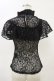 画像2: KILL STAR / Sylvia Lace Top XS ブラック H-25-05-04-1026-SL-TO-KB-ZH (2)