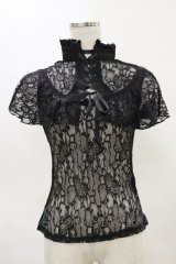 KILL STAR / Sylvia Lace Top XS ブラック H-25-05-04-1027-SL-TO-KB-ZH
