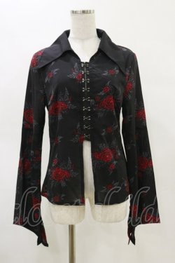 画像1: KILL STAR / Pandora Fatale Top S ブラック H-25-05-04-1028-SL-BL-KB-ZH