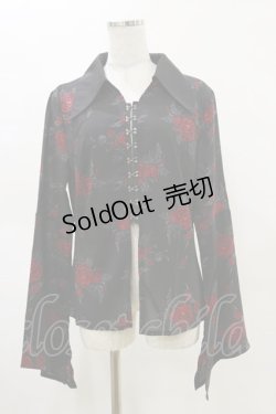 画像1: KILL STAR / Pandora Fatale Top M ブラック H-25-05-04-1030-SL-BL-KB-ZH