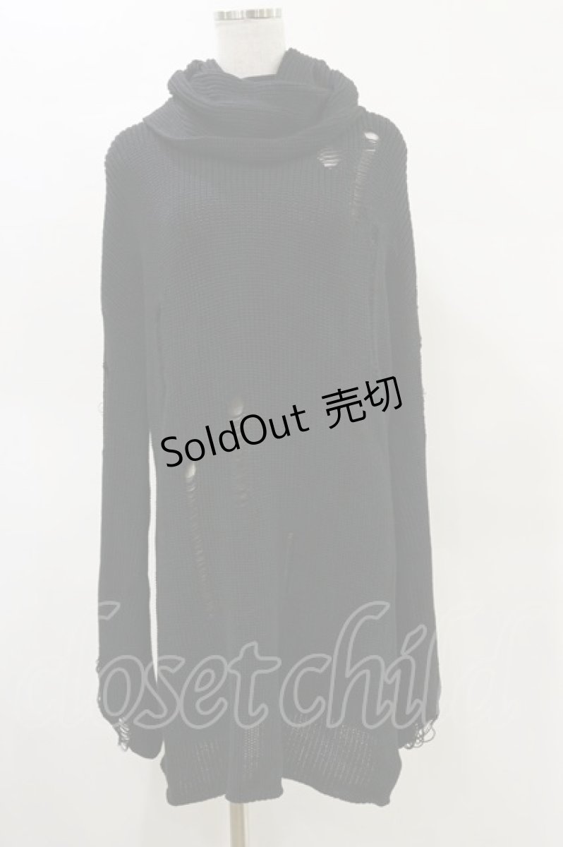 画像1: 【SALE】KILL STAR / Codex High-Neck Sweater M ブラック H-25-05-04-1034-SL-TO-KB-ZT383 (1)