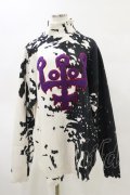 KILL STAR / Slime Time Knit Sweater L 白×黒 H-25-05-04-1037-SL-TO-KB-ZH