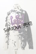KILL STAR / Slime Time Knit Sweater L 白×黒 H-25-05-04-1037-SL-TO-KB-ZT377