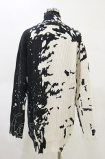 画像2: 【SALE】KILL STAR / Slime Time Knit Sweater XS 白×黒 H-25-05-04-1040-SL-TO-KB-ZT382 (2)