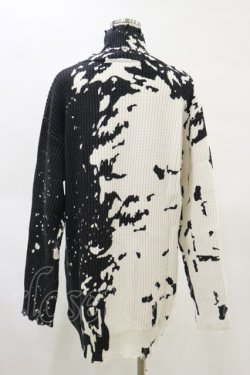 画像2: KILL STAR / Slime Time Knit Sweater XS 白×黒 H-25-05-04-1040-SL-TO-KB-ZH