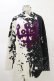 画像1: KILL STAR / Slime Time Knit Sweater XS 白×黒 H-25-05-04-1042-SL-TO-KB-ZH (1)