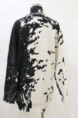 画像2: 【SALE】KILL STAR / Slime Time Knit Sweater XS 白×黒 H-25-05-04-1043-SL-TO-KB-ZT379 (2)