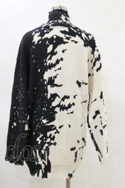 画像2: KILL STAR / Slime Time Knit Sweater XS 白×黒 H-25-05-04-1043-SL-TO-KB-ZH