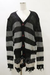 KILL STAR / Stripe Of Evil Cardigan XS ブラック H-25-05-04-1045-SL-TO-KB-ZH