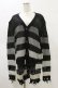 画像1: KILL STAR / Stripe Of Evil Cardigan XS ブラック H-25-05-04-1045-SL-TO-KB-ZH (1)