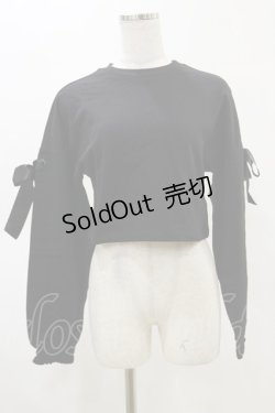 画像1: KILL STAR / Ray Crop Sweater XS ブラック H-25-05-04-1047-SL-TO-KB-ZH