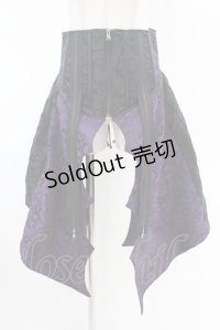 Qutie Frash / 蝙蝠ラップコルセット  パープル H-25-05-04-010-QU-TO-KB-ZH