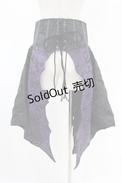 画像2: Qutie Frash / 蝙蝠ラップコルセット  パープル H-25-05-04-010-QU-TO-KB-ZH