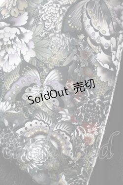 画像5: Qutie Frash / ファー付きポンチョコート  黒×黒 H-25-05-04-011-QU-CO-KB-ZH