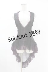 Qutie Frash / ダイヤリボンベスト  パープル H-25-05-04-015-QU-TO-KB-ZH